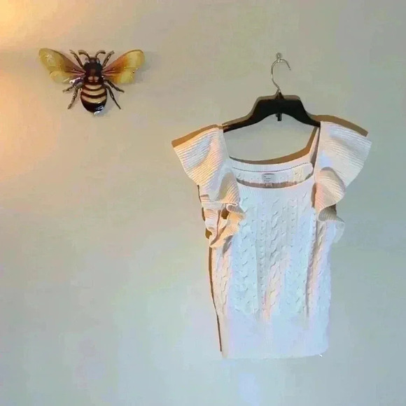 a new day Tops - A new day sweater tank, size small, white